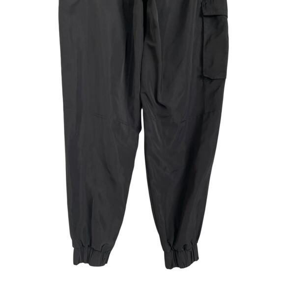 ALO High Waist Break Line Jogger Pant Black XS Track Swishy Athletic Sporty - Picture 9 of 13